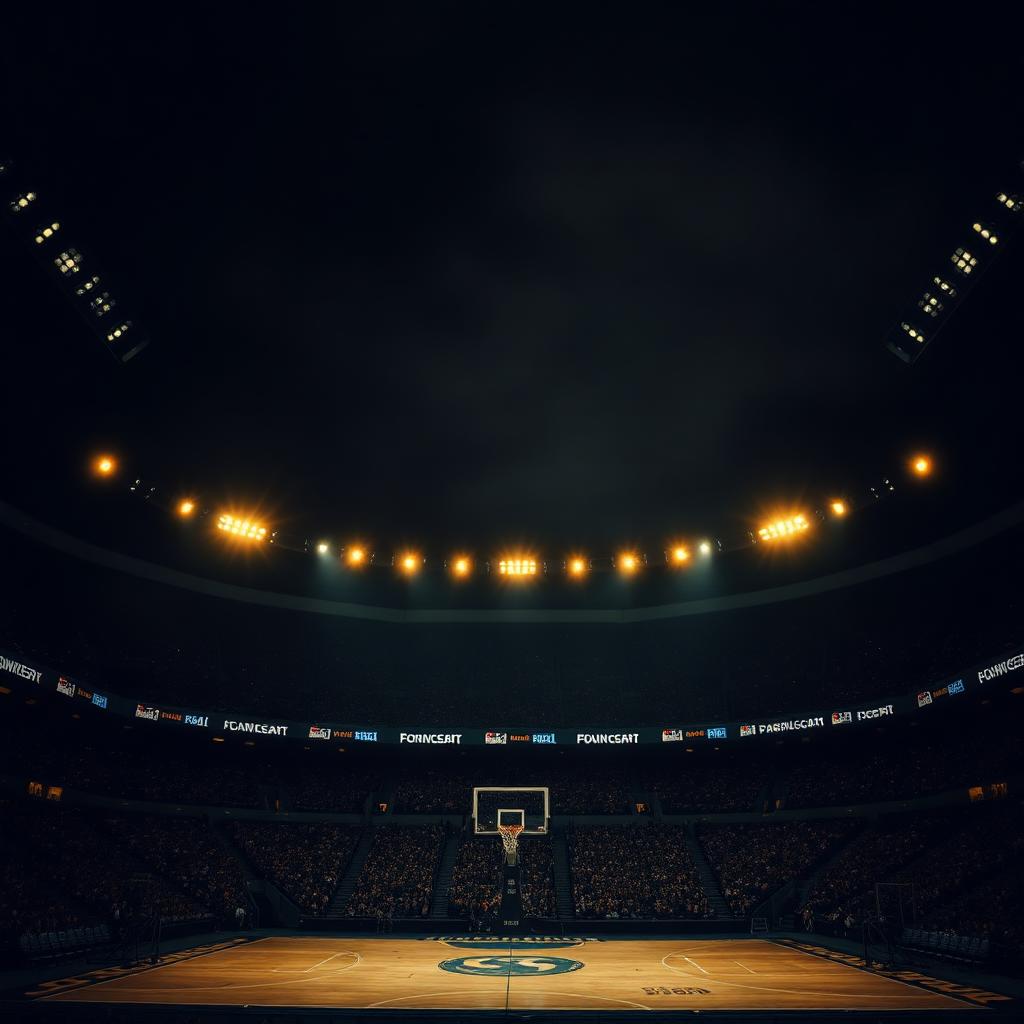 Stadium under the lights